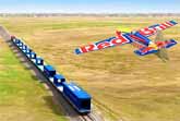 Pilot Lands a Plane on a Moving Train - Then Takes Off Again